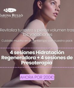 PACK 4 SESIONES FACIAL + 4 SESIONES CORPORAL ( hidratación regeneradora + presoterapia )